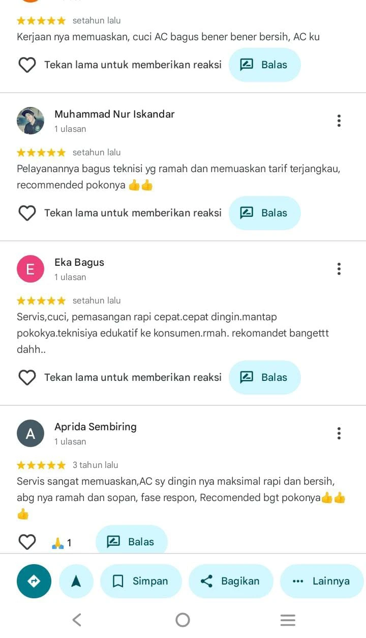 Testimoni WhatsApp PT Cheryka Teknik